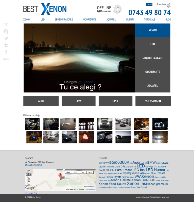 Best Xenon Iasi - Importator xenon, bec xenon, led auto, senzori parcare, odorizante guma turbo, aquapel