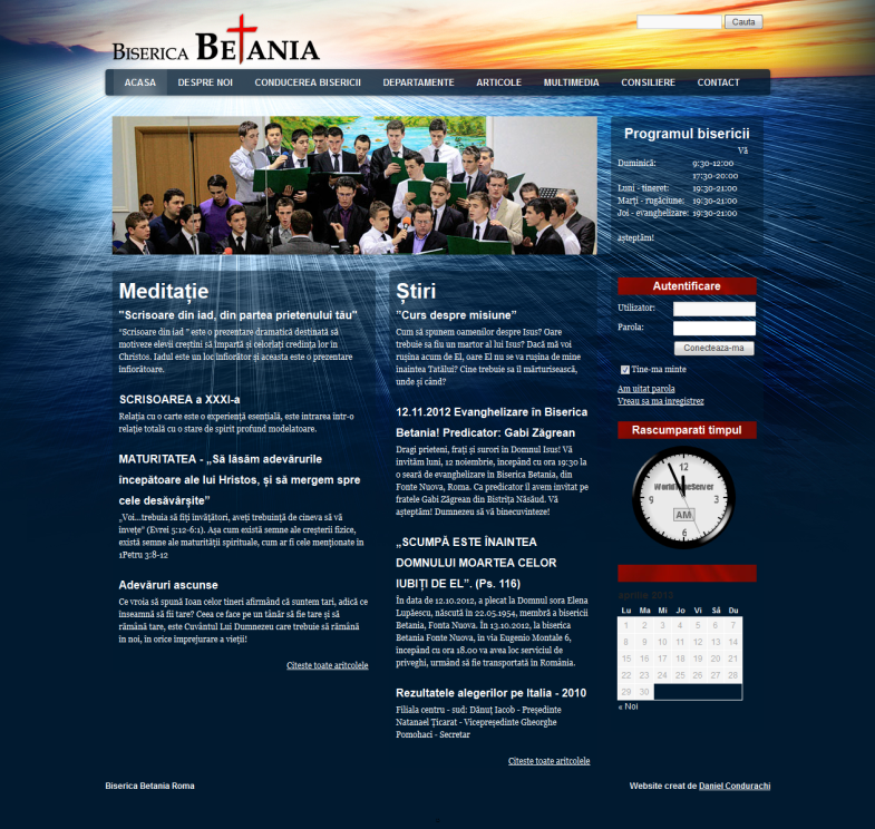 Biserica Betania Roma - Biserica Penticostala Betania Roma Italia